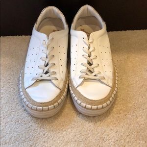 white sneakers